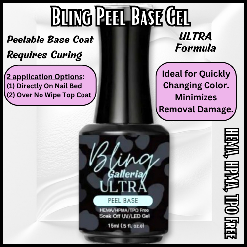 ULTRA PEEL Base Gel - UV/LED Cure- HEMA, HPMA, TPO Free