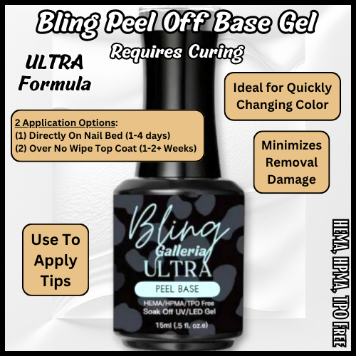 ULTRA PEEL Base Gel - UV/LED Cure - HEMA, HPMA, TPO Free