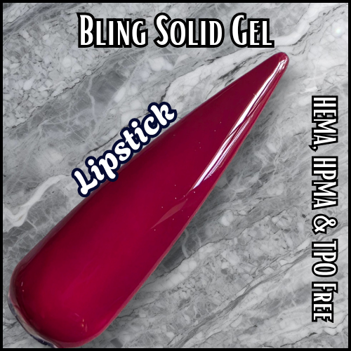 Lipstick Solid Gel - HEMA, HPMA, TPO Free