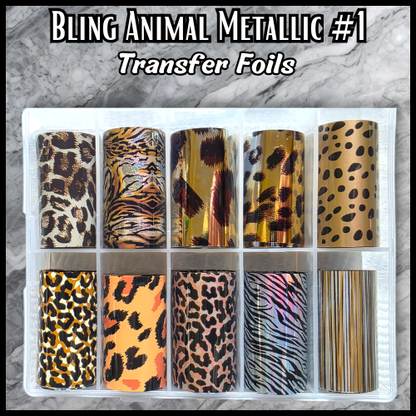 Animal Print #1 Transfer Foils Overlay Set
