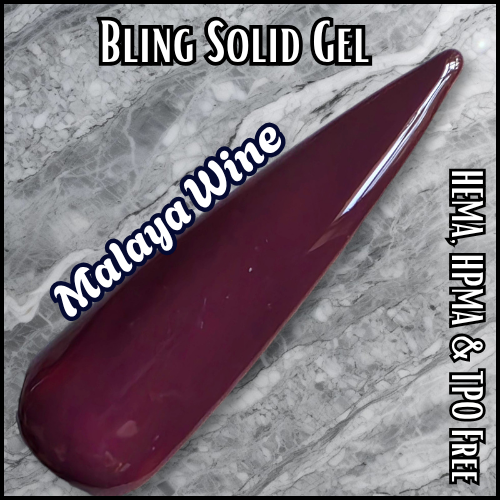 Malaya Wine Solid Gel - HEMA HPMA TPO Free