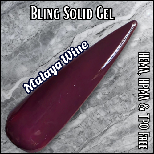 Malaya Wine Solid Gel - HEMA HPMA TPO Free