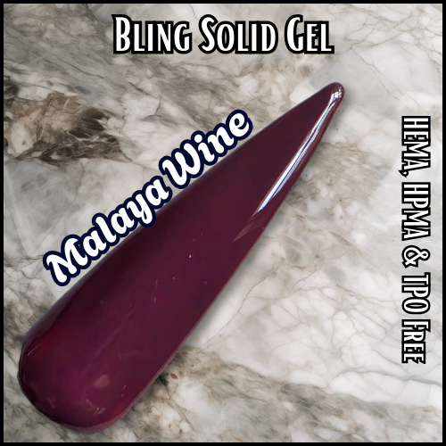 Malaya Wine Solid Gel - HEMA HPMA TPO Free