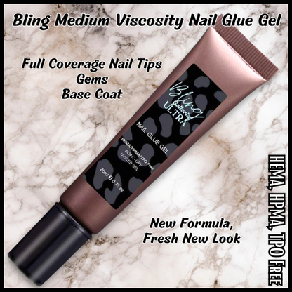 ULTRA Medium Viscosity Nail Glue Gel in A 15ml Tube - HEMA, HPMA, TPO Free