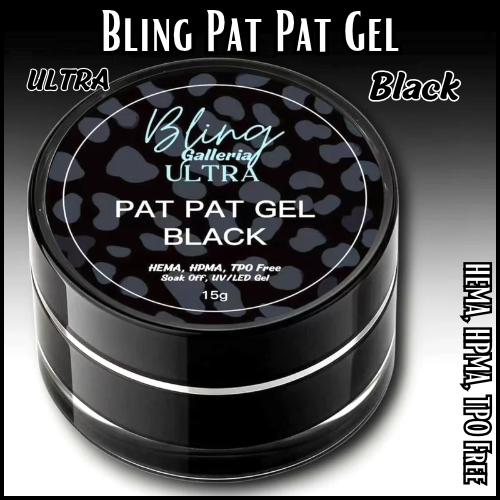 ULTRA PAT PAT Black - 15ml Jar - HEMA, HPMA, TPO Free