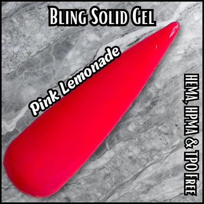Pink Lemonade Solid Gel - HEMA, HPMA, TPO Free