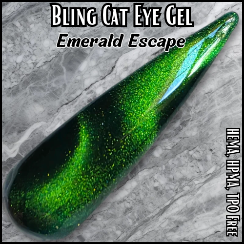 ULTRA Emerald Escape Cat Eye Gel - HEMA, HPMA, TPO Free