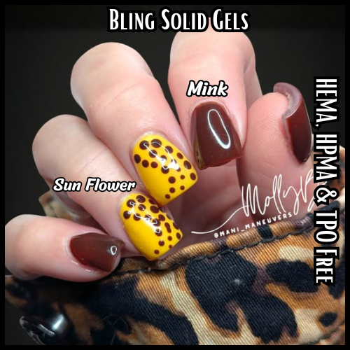 Sun Flower and Mink Solid Gel Mani - HEMA, HPMA, TPO Free