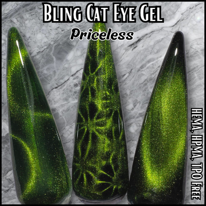 ULTRA Priceless Jewel Shimmer Cat Eye Gel + Marble Jewels Transfer Foils Mani - HEMA, HPMA, TPO Free