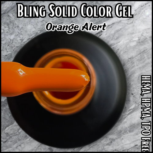 ULTRA Orange Alert Solid Color Gel - HEMA, HPMA, TPO Free