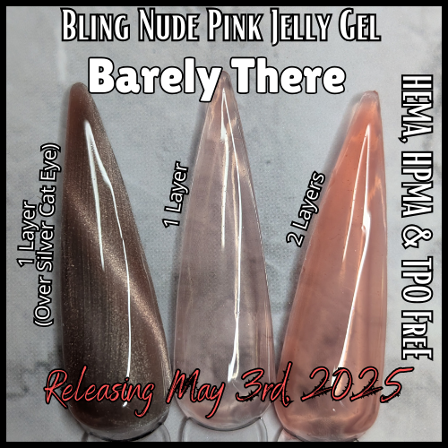 Barely There - Nude Pink Jelly Gel - HEMA, HPMA, TPO, 30 Free