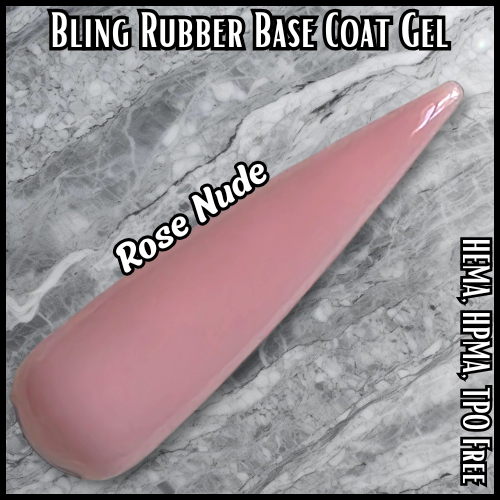 ULTRA Rose Nude Rubber Base Gel - HEMA, HPMA, TPO Free