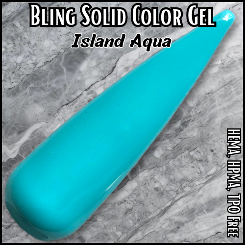 ULTRA Island Aqua Solid Color Gel - HEMA, HPMA, TPO Free