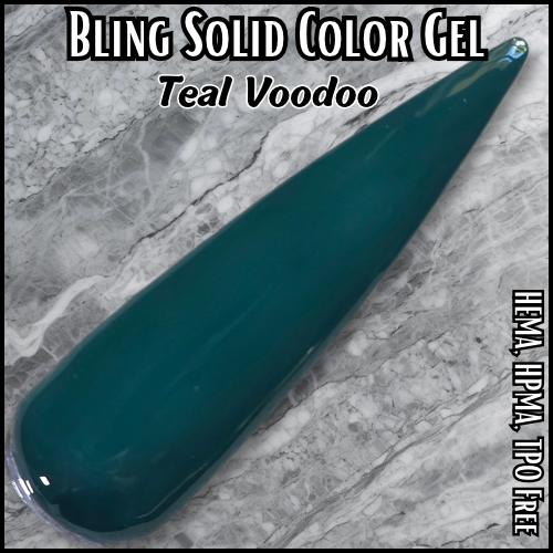 ULTRA Teal Voodoo Solid Color Gel - HEMA, HPMA, TPO Free