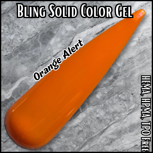 ULTRA Orange Alert Solid Color Gel - HEMA, HPMA, TPO Free
