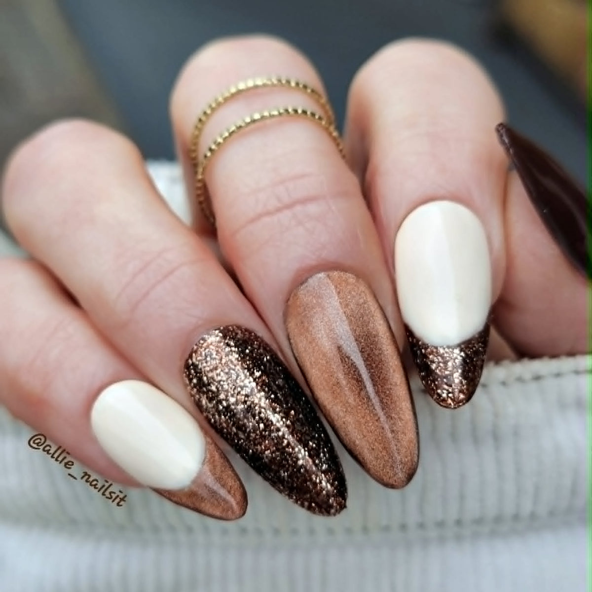 ULTRA Espresso Martini Cat Eye Gel & Original Prim Solid Color & Original Tippy Taupe Platinum Gel - HEMA, HPMA, TPO Free