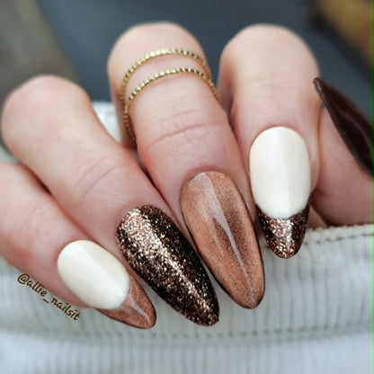 ULTRA Espresso Martini Cat Eye Gel & Original Prim Solid Color & Original Tippy Taupe Platinum Gel - HEMA, HPMA, TPO Free
