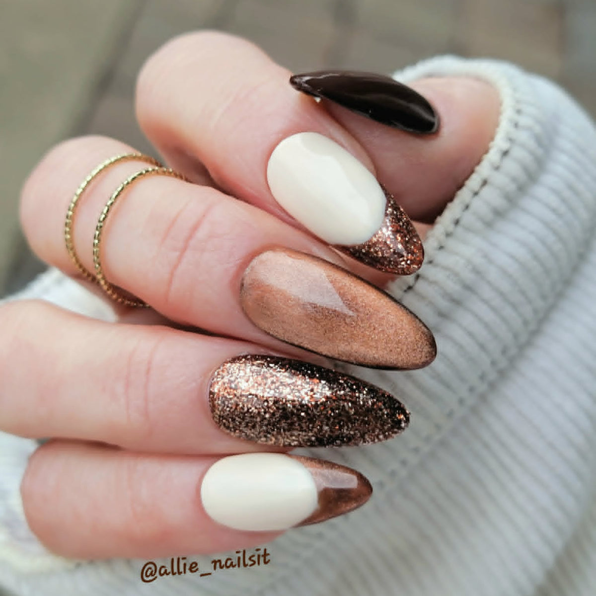 ULTRA Espresso Martini Cat Eye Gel & Original Prim Solid Color & Original Tippy Taupe Platinum Gel - HEMA, HPMA, TPO Free