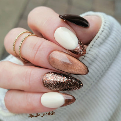ULTRA Espresso Martini Cat Eye Gel & Original Prim Solid Color & Original Tippy Taupe Platinum Gel - HEMA, HPMA, TPO Free