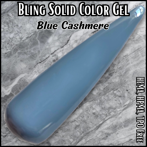ULTRA Blue Cashmere Solid Color Gel - HEMA, HPMA, TPO Free