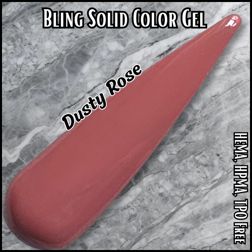ULTRA Dusty Rose Solid Color Gel - HEMA, HPMA, TPO Free