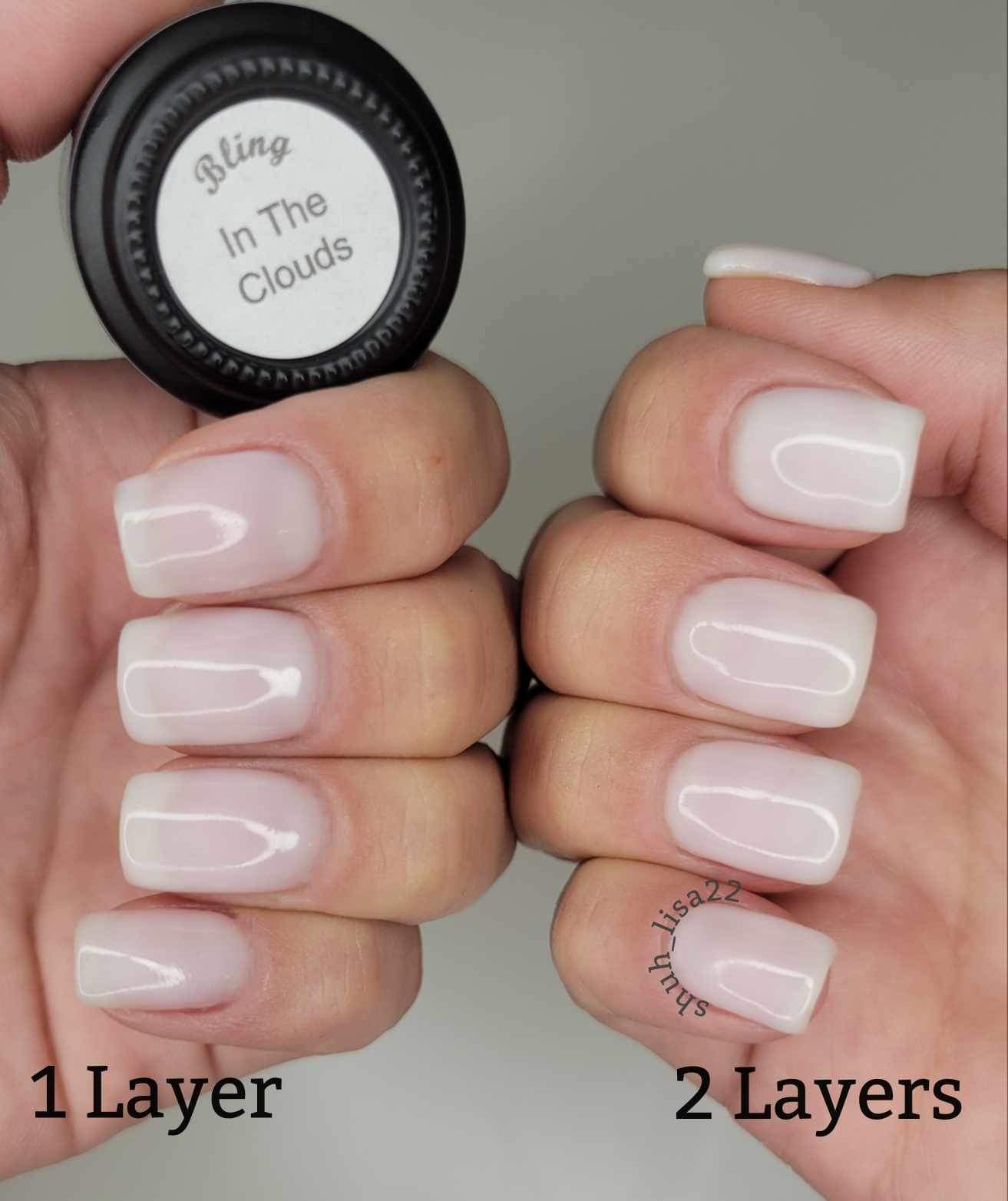 Clean Slate & In The Clouds Rubber Base Gels - HEMA, HPMA, TPO Free