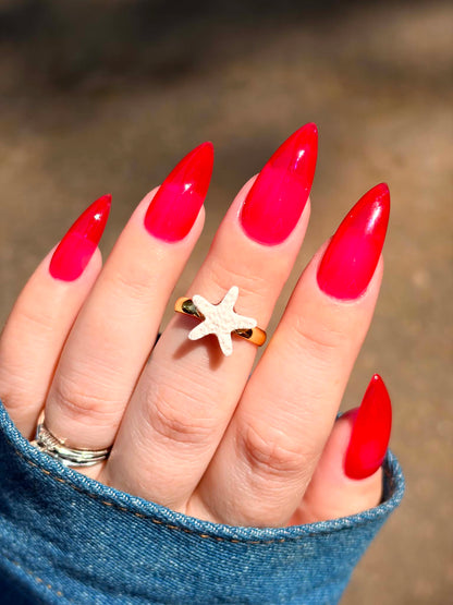 ULTRA Red Construction Builder Gel Mani - Bottle - HEMA, HPMA, TPO Free