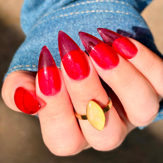 ULTRA Red Construction Builder Gel Mani - Bottle - HEMA, HPMA, TPO Free