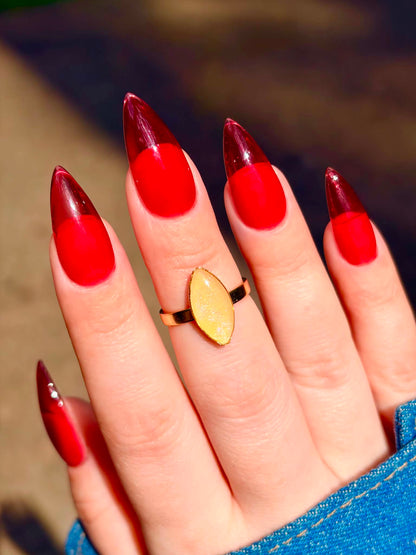 ULTRA Red Construction Builder Gel Mani - Bottle - HEMA, HPMA, TPO Free