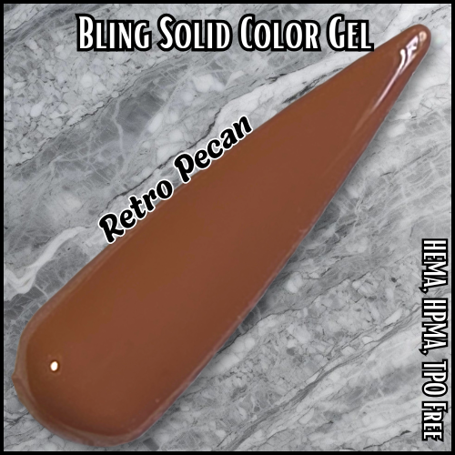 ULTRA Retro Pecan Solid Color Gel - HEMA, HPMA, TPO Free