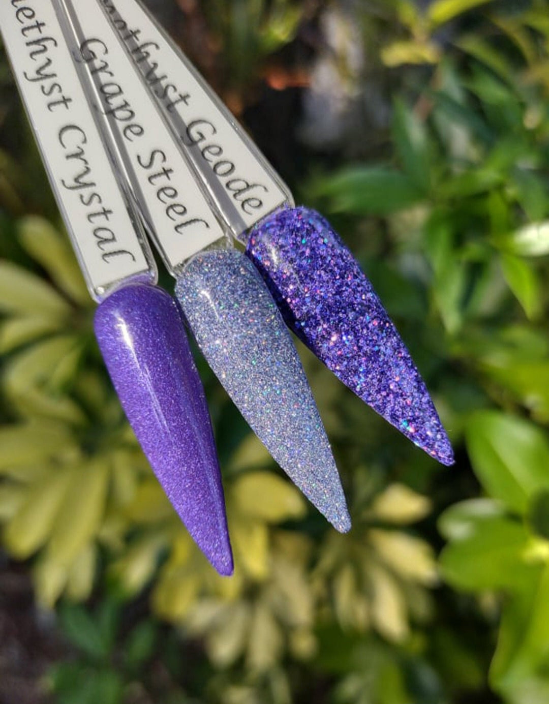 Amethyst Trio Dip Mani