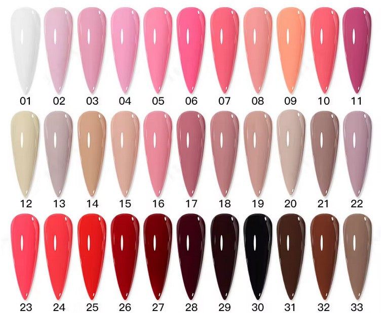 ULTRA 69 Gel Collection - 66 Solid Color Gels Plus ULTRA Diamond Top Coat - ULTRA Base Coat - ULTRA Russian Matte Top Coat - Color Board - HEMA, HPMA, TPO Free