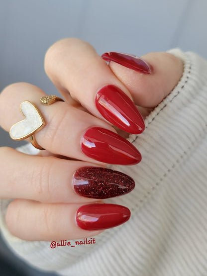 ULTRA Love Hurts Solid Color Gel - Original Retro Radiance Reflective Red Gel Mani - HEMA, HPMA, TPO Free