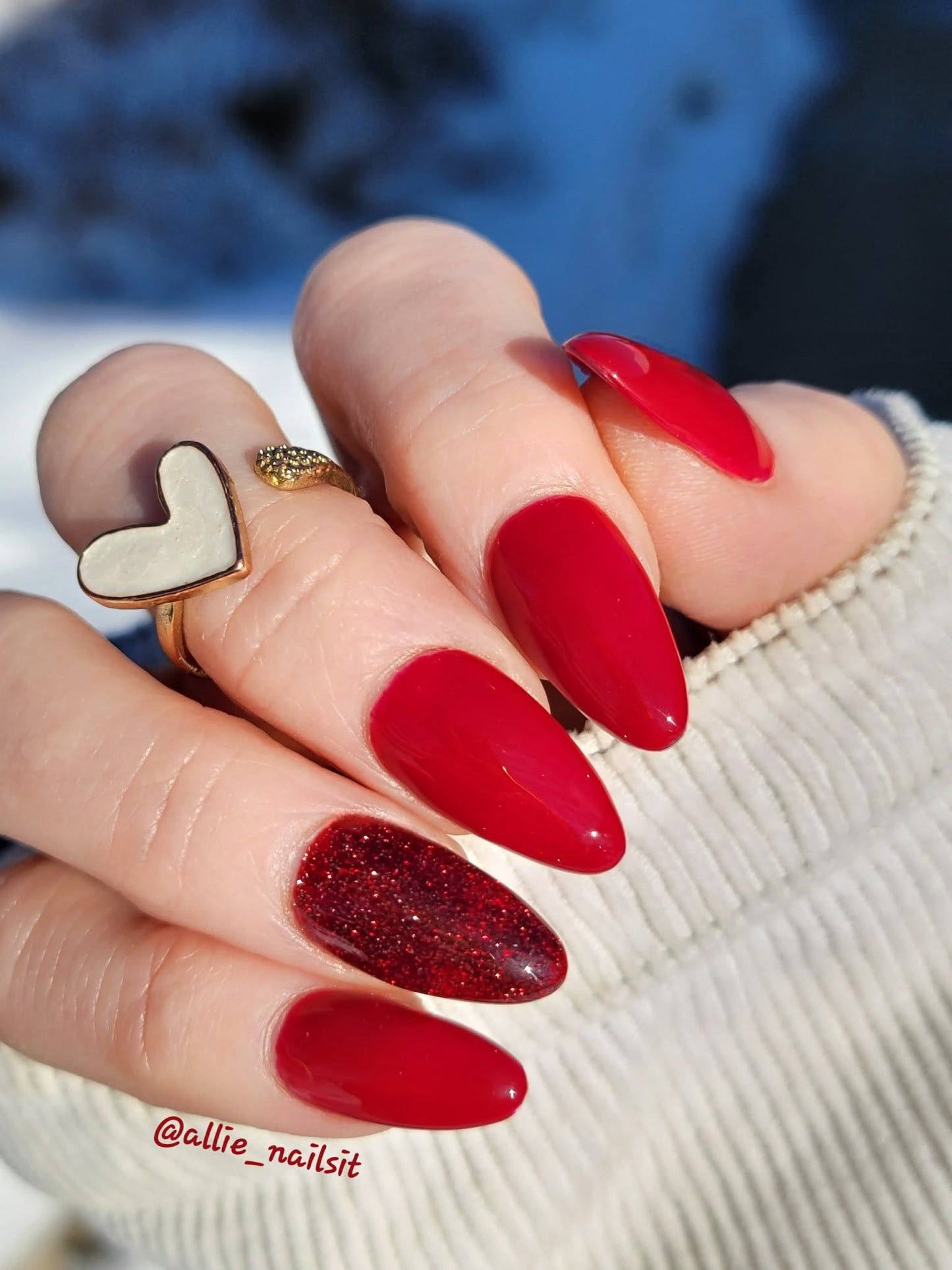 ULTRA Love Hurts Solid Color Gel - Original Retro Radiance Reflective Red Gel Mani - HEMA, HPMA, TPO Free