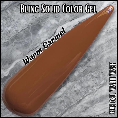 ULTRA Warm Caramel Solid Color Gel - HEMA, HPMA, TPO Free