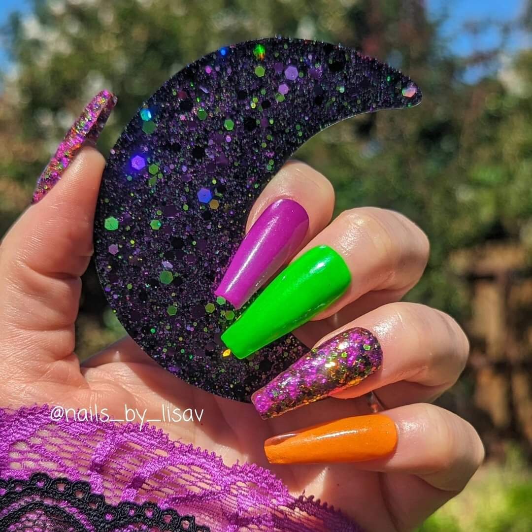 Monster Mash Set / Monster Mash / Zombie Blood, Wizardry, Jack-o-Lantern /Acrylic Dip Powder