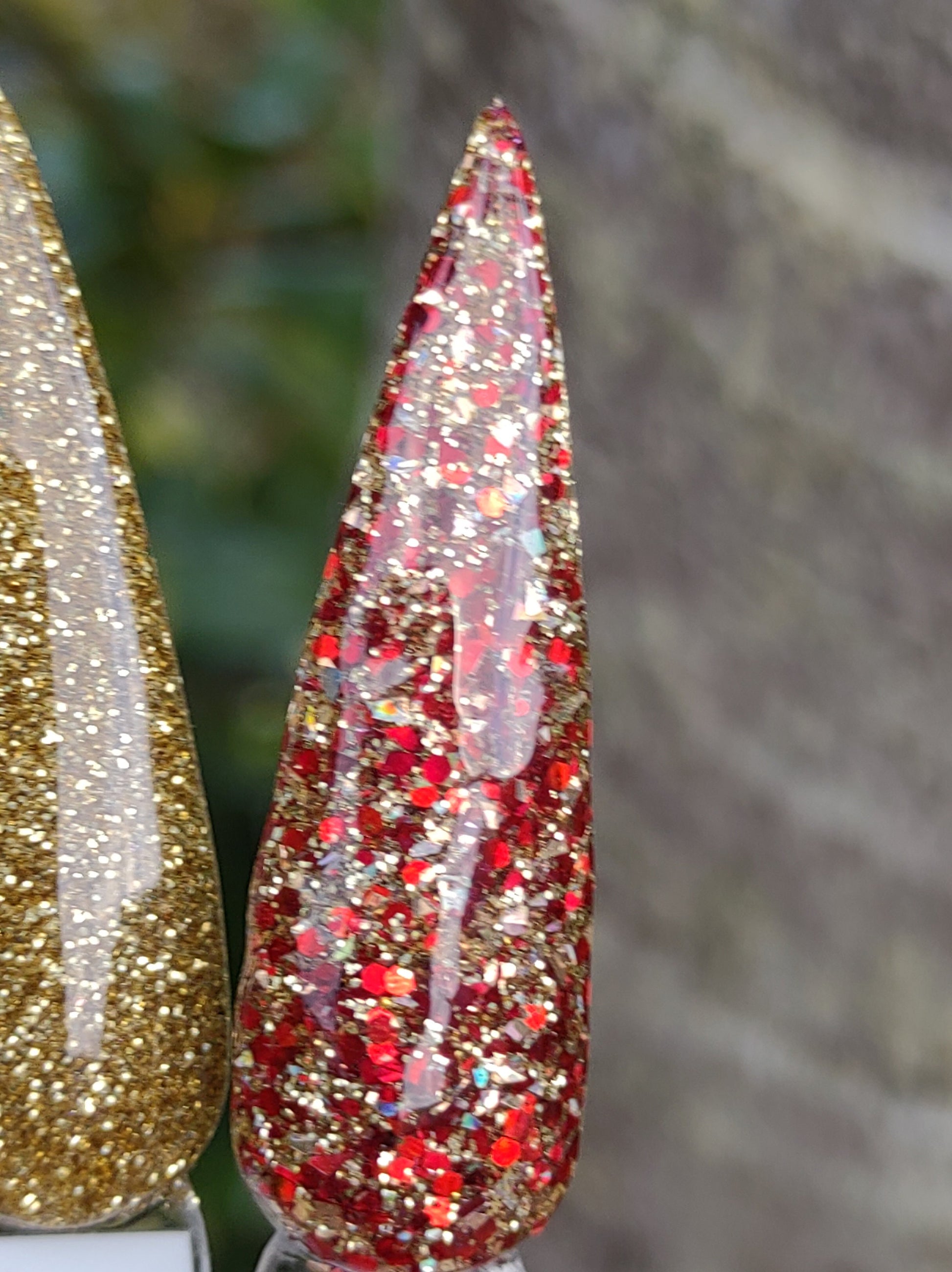 Good as Gold Trio / Candy Apple, Good as Gold, Golden Rubies / Acrylic Nail Dip Powder