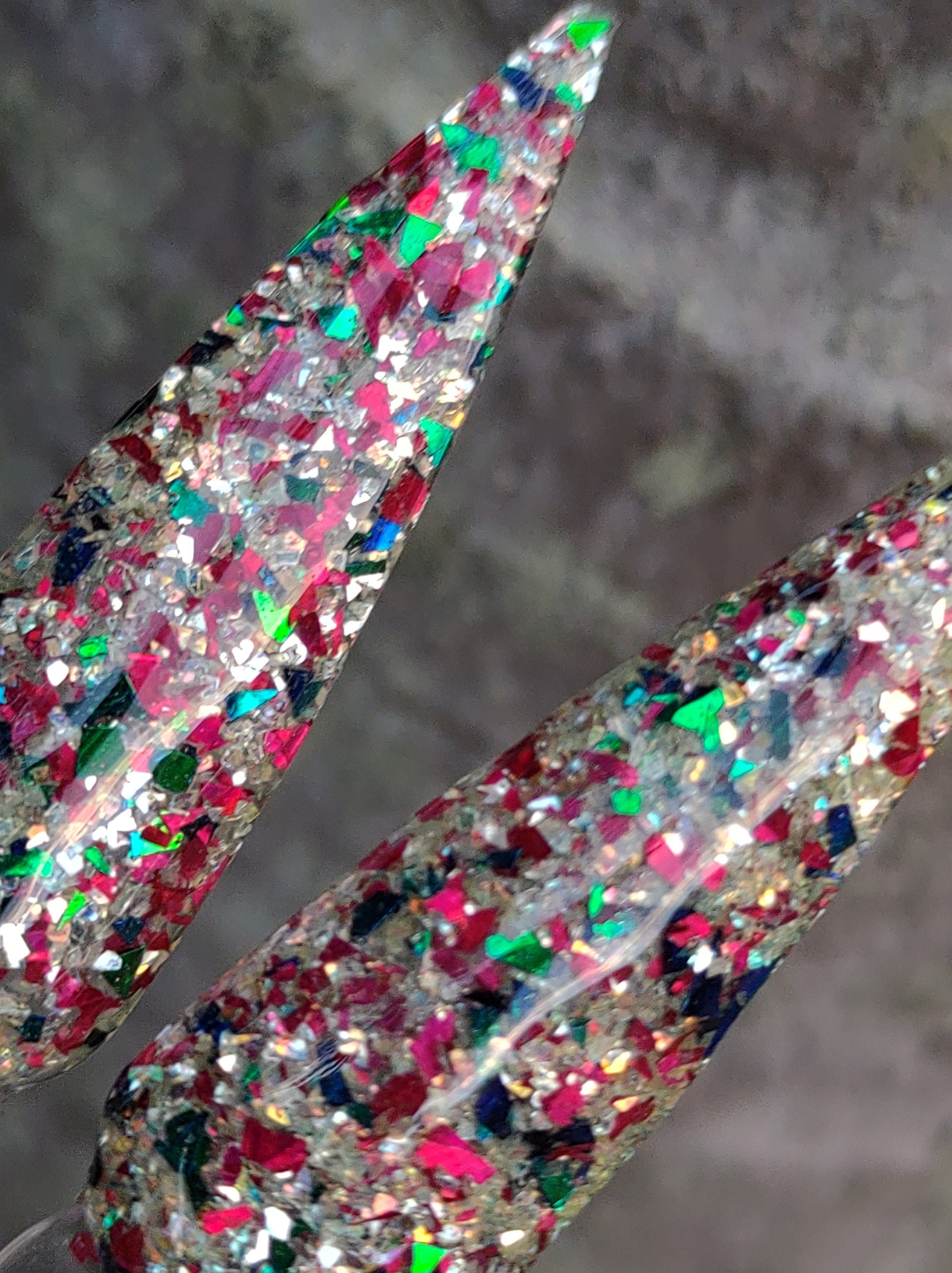 Mojito Berry Collection / Mojito Berry, Wintermint, Celebration, Emerald Envy Glitters / Ruby Red Solid / Acrylic Nail Dip Powder