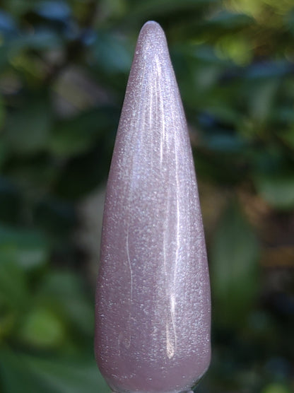 Vintage Violet Rubber Base Gel | Shimmer Pearl Aurora| HEMA, HPMA, TPO Free uv/led | 15ml | Soak Off | Non-Yellowing | Gel Nail