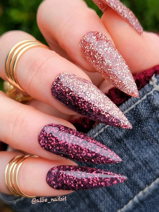 Wicked Desire Duo / Immortal Fantasy, Wicked Desire Glitter Dips / Acrylic Nail Dip Powder