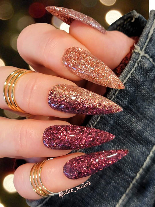 Wicked Desire Duo / Immortal Fantasy, Wicked Desire Glitter Dips / Acrylic Nail Dip Powder