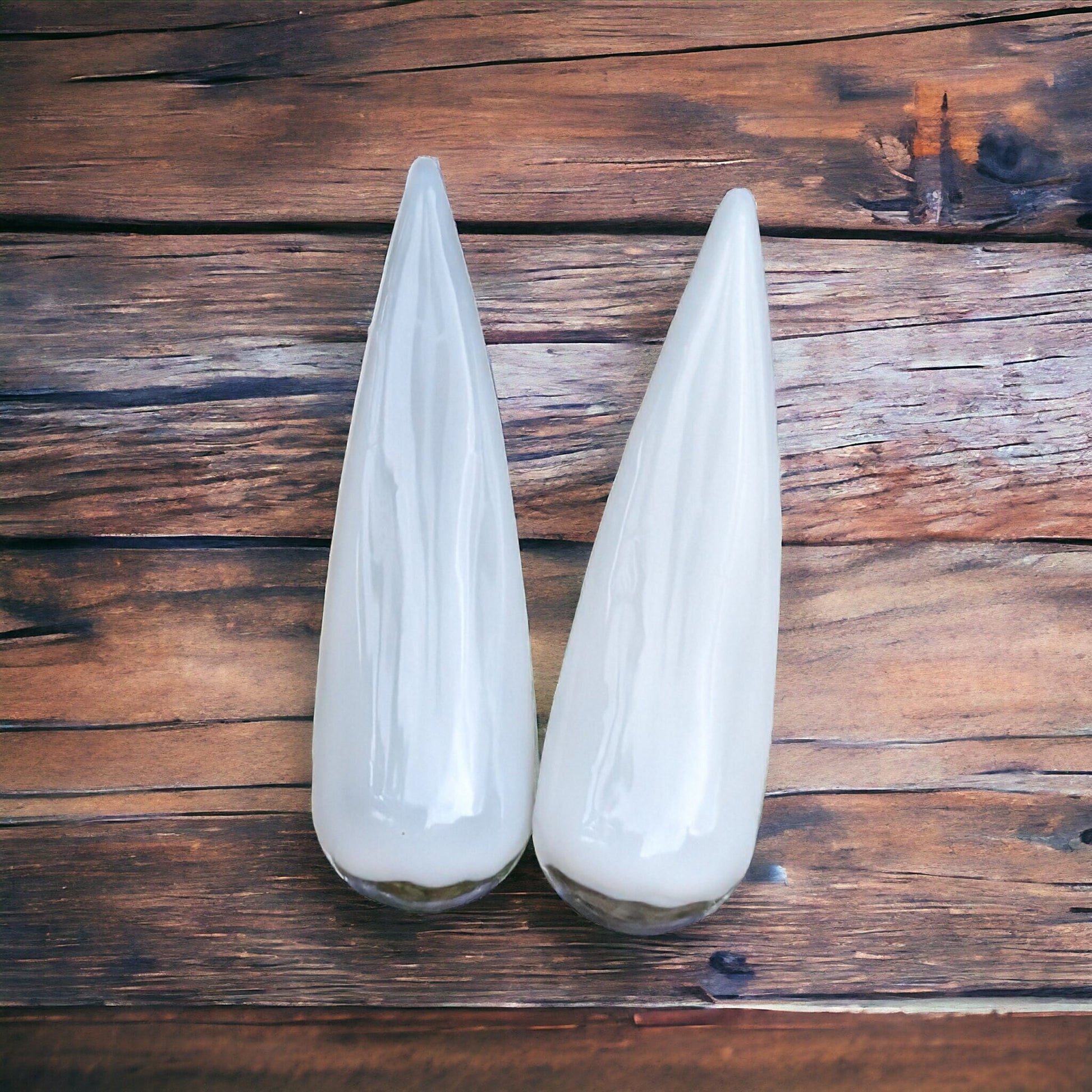 Clean Slate (White) and In The Clouds (Milky White) Rubber Base Gels | HEMA, HPMA, TPO Free uv/led | 15ml | Soak Off | Gel Nails