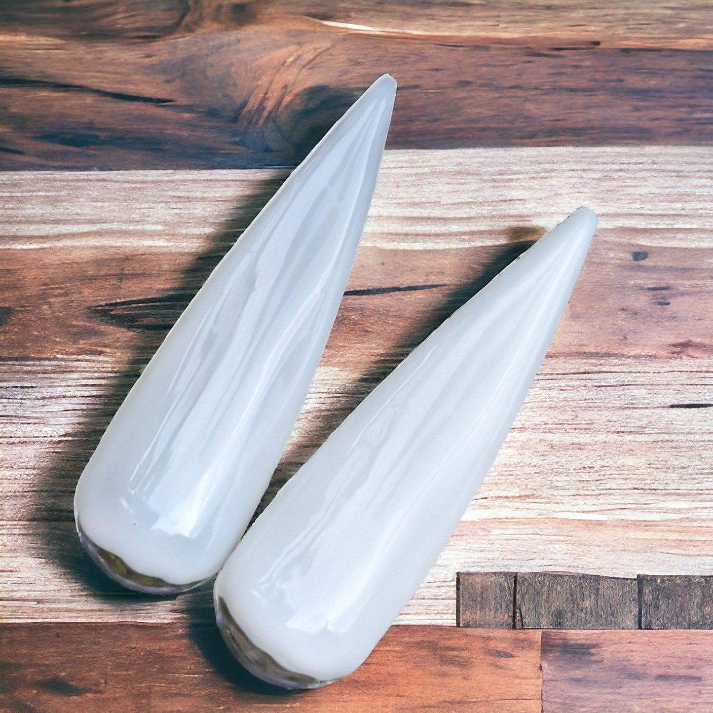 Clean Slate (White) and In The Clouds (Milky White) Rubber Base Gels | HEMA, HPMA, TPO Free uv/led | 15ml | Soak Off | Gel Nails
