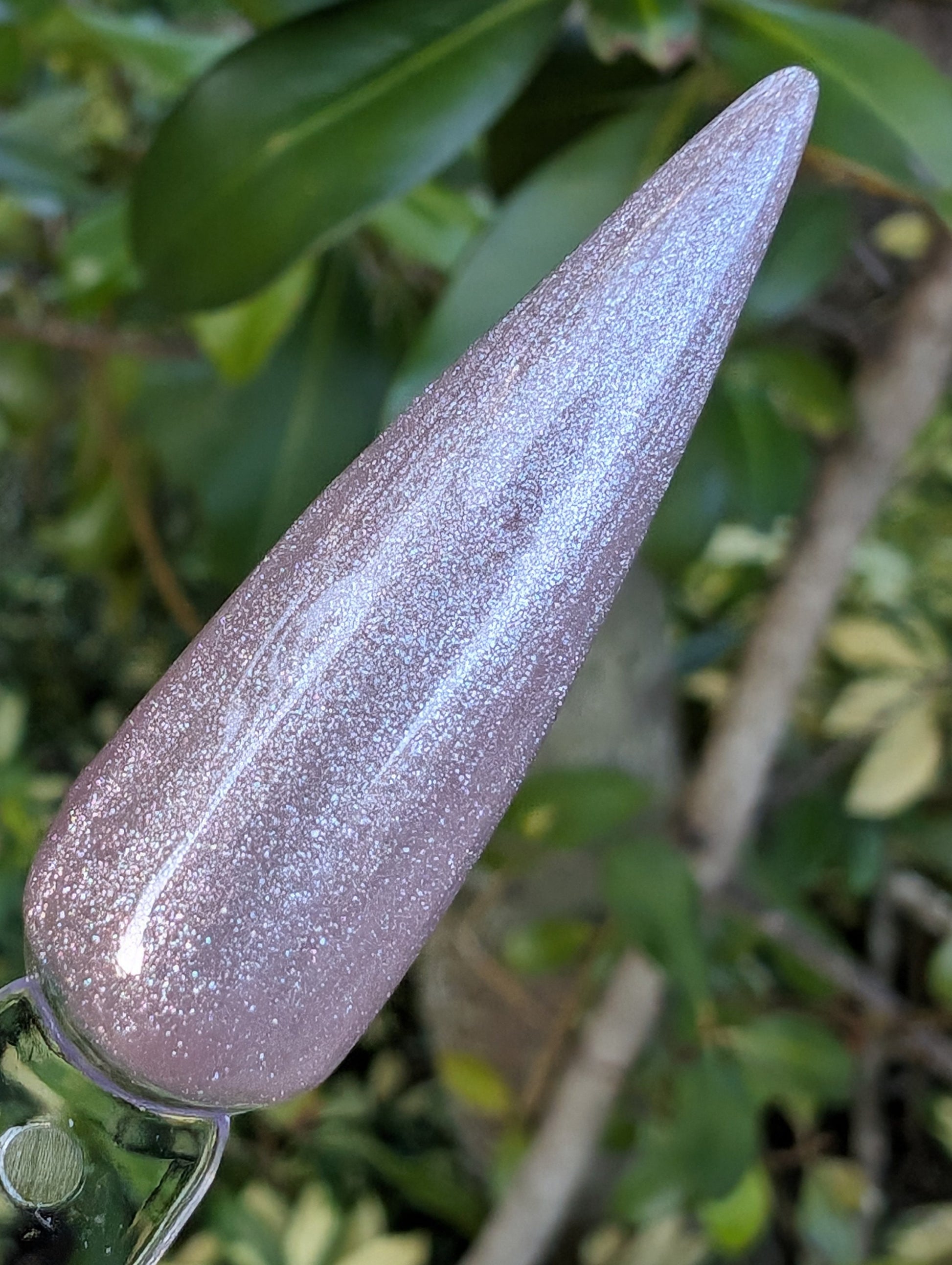 Vintage Violet Rubber Base Gel | Shimmer Pearl Aurora| HEMA, HPMA, TPO Free uv/led | 15ml | Soak Off | Non-Yellowing | Gel Nail