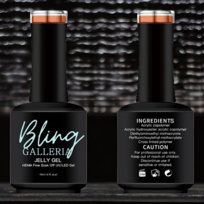 Black Jelly Gel | Shadow | Translucent | Sheer | HEMA, HPMA, TPO, 30 Free uv/led | 15ml |