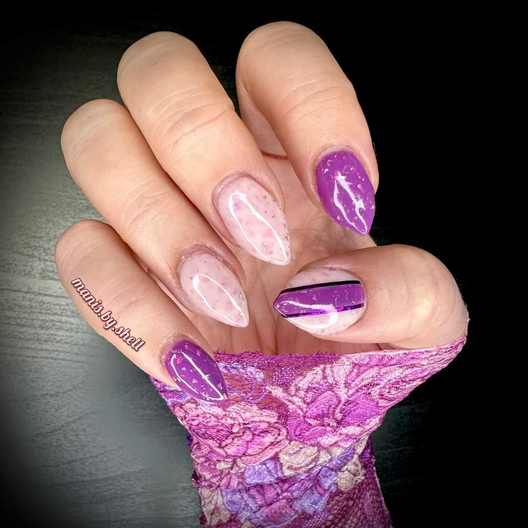 Paris and Sexy Rubber Base Gelswith Flakes | HEMA, HPMA, TPO, 30 Free uv/led | 15ml | Soak Off |