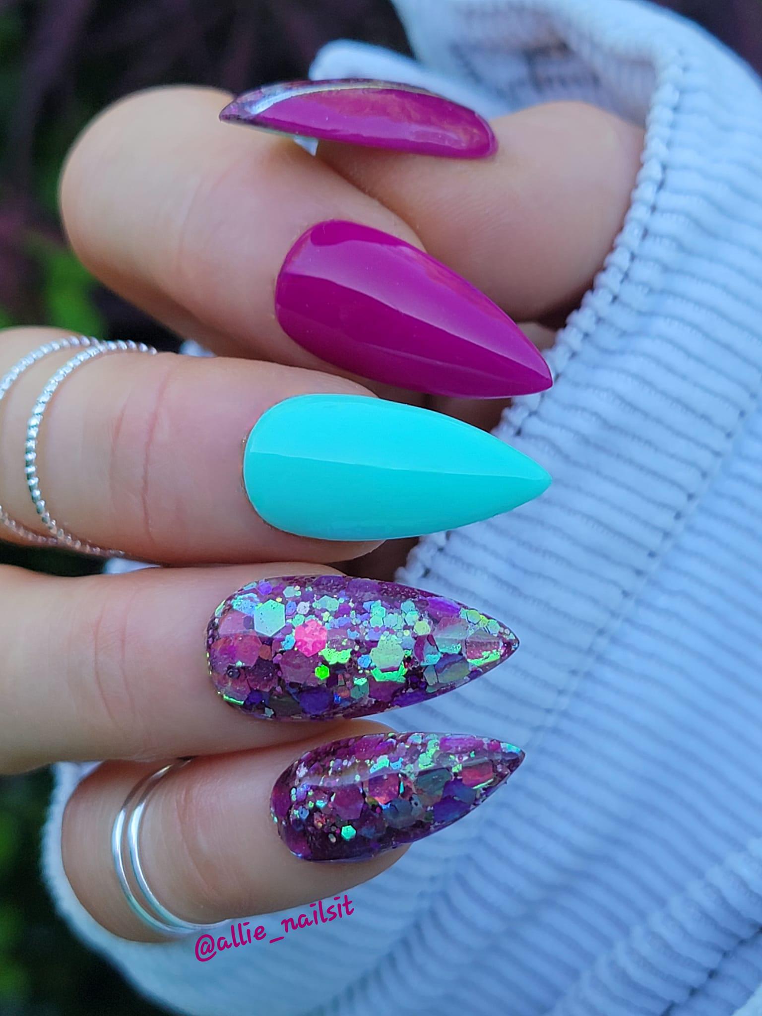 Silvermist Boss Trio | Silver Mist Aurora Pearl Gel | Boss Lady Dip & Into the fuchsia Dips | HEMA Free UV/LED | 15ml | Soak Off | Gel Nails