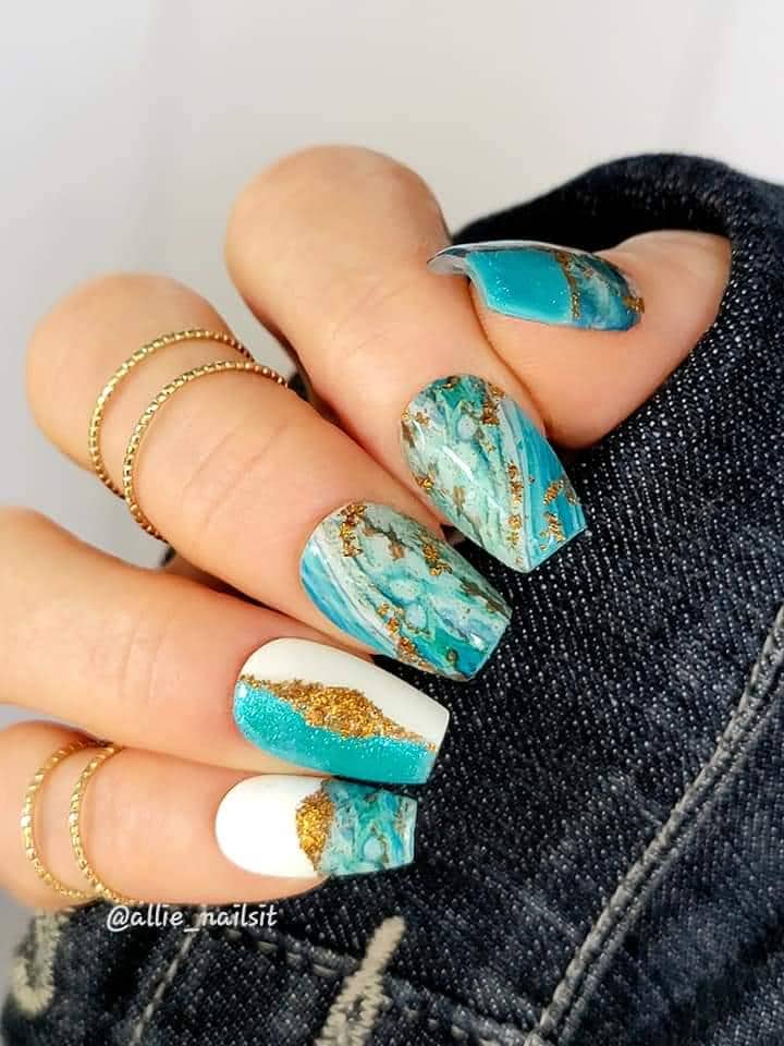 Stone Marble Transfer Foil Set #1