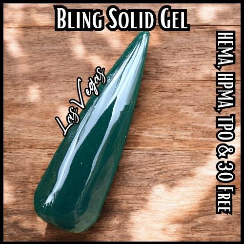 Las Vegas Dark Green Gel | | HEMA HPMA TPO Free uv/led | 15ml | Gel Nails