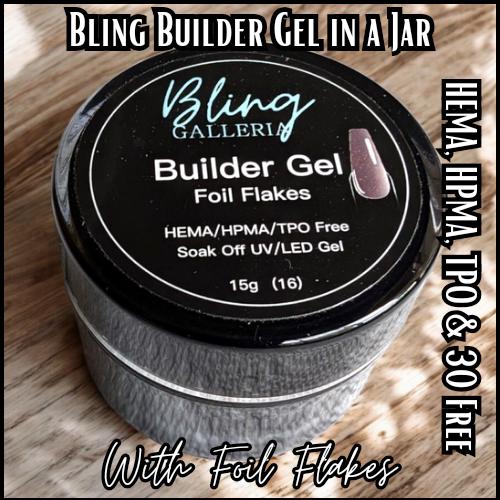Builder Gel with Sparkles (Pink Escape, Rebel Rose, Berry Grove, Gossip Girl, Sweet Suede) - HEMA, HPMA, TPO Free